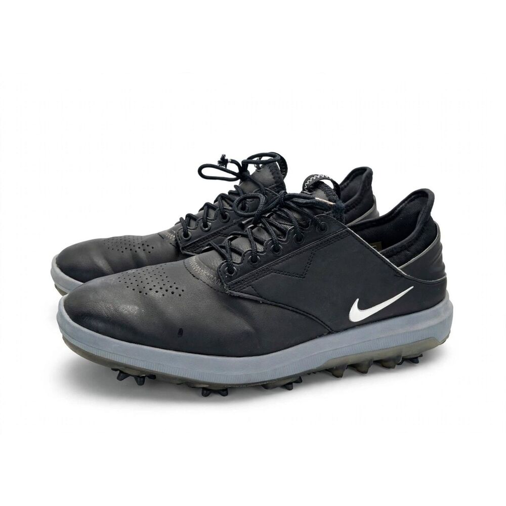 Nike Air Zoom Direct Golf Shoes Mens 9.5 Black Silver Spiked 923965-001 Used